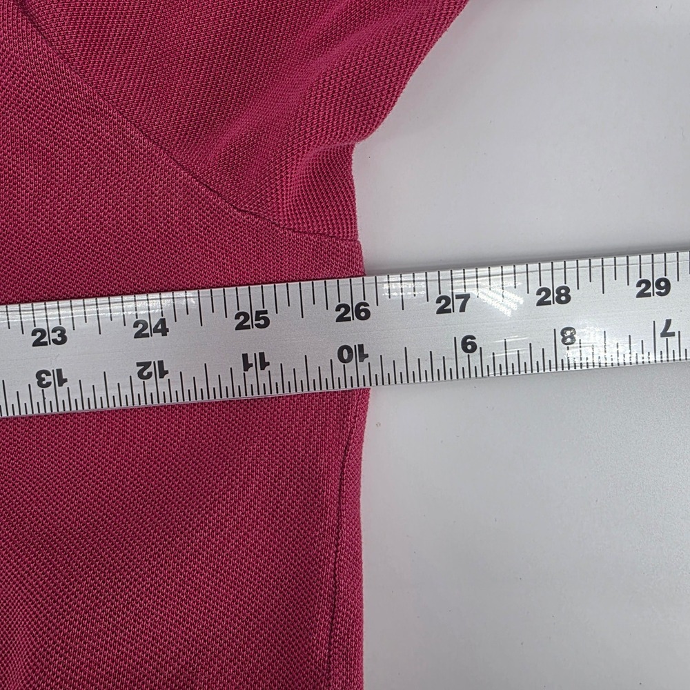 Polo Ralph Lauren Polo Shirt Mens XXL Heritage Pique Cotton Berry Pink Classic - Picture 6 of 8